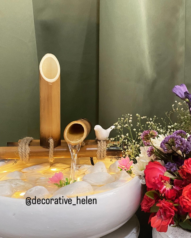آبنما رومیزی دکوری بامبو مدل سهروردی