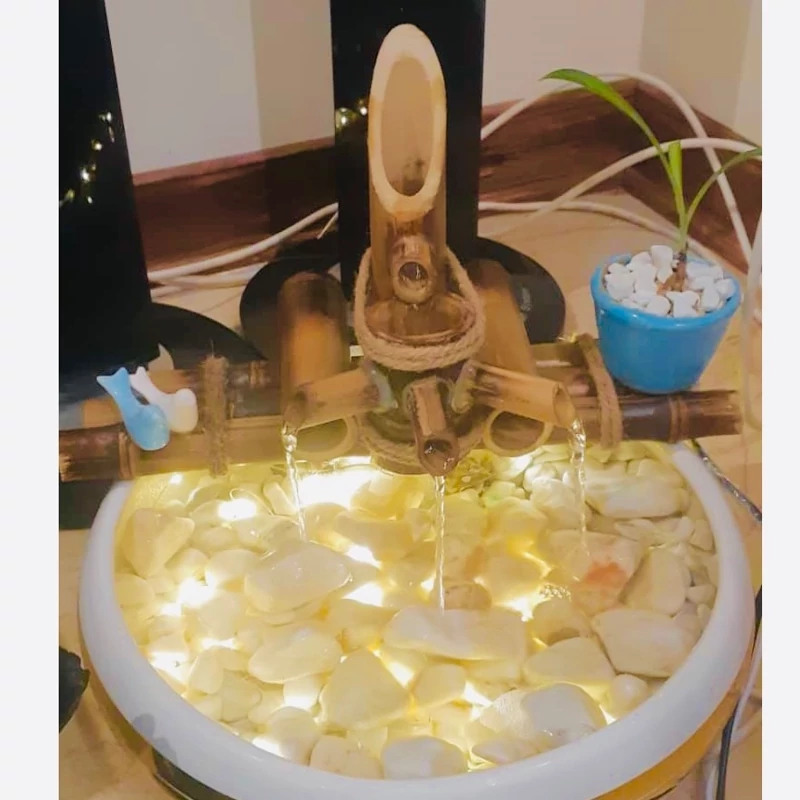 آبنما رومیزی دکوری بامبو مدل پانیذ