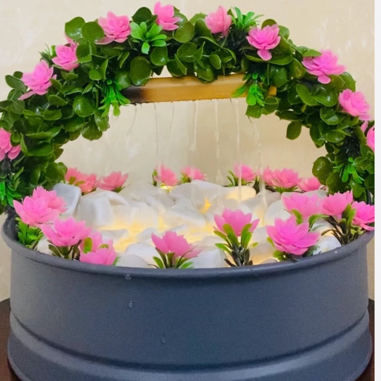 آبنما رومیزی دکوری مدل زنبق