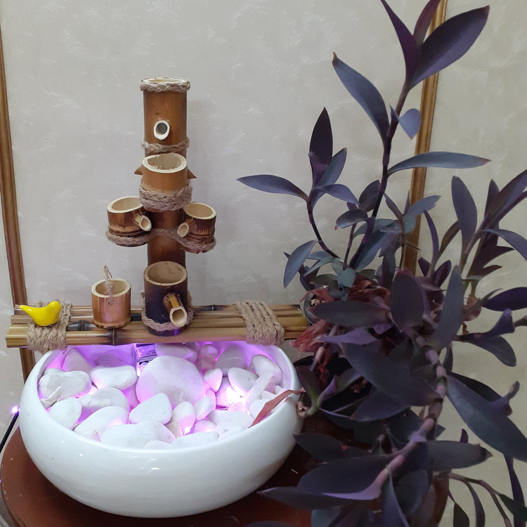 آبنما رومیزی دکوری بامبو مدل روژین