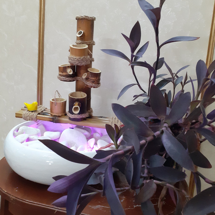 آبنما رومیزی دکوری بامبو مدل روژین