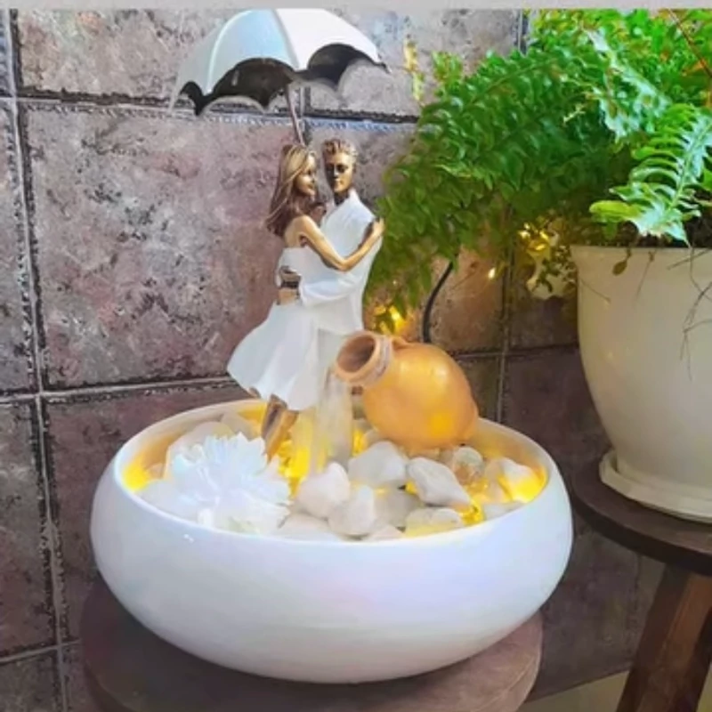 آبنما دکوری رومیزی مدل زوج