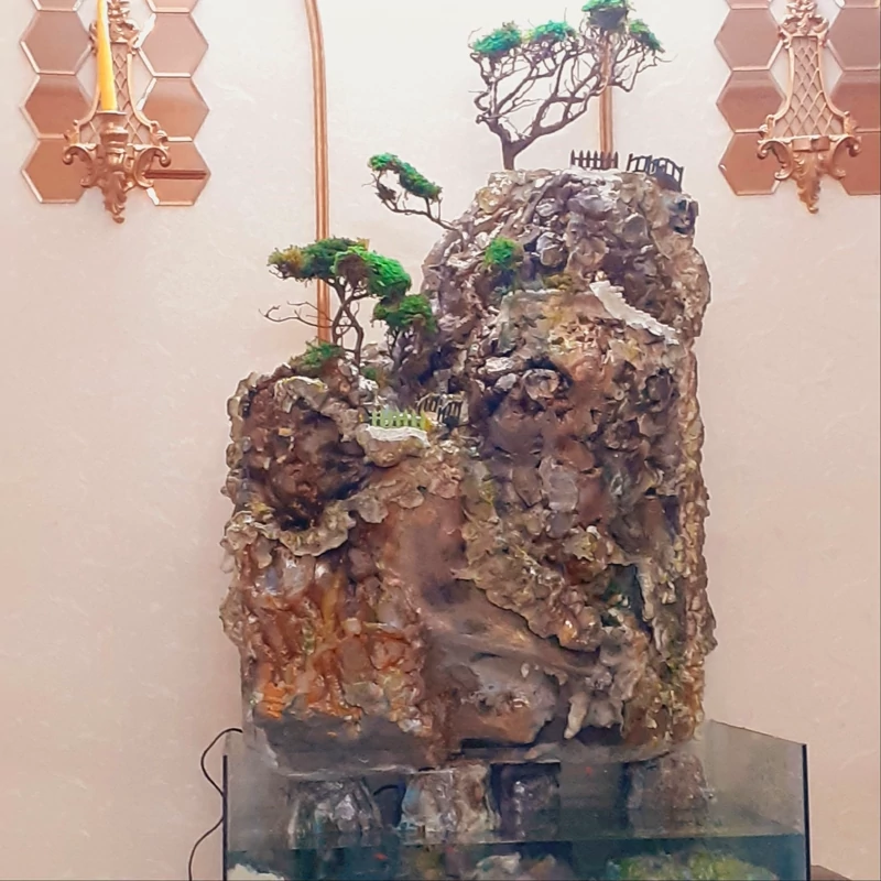 آبنما دکوری طبیعت کاملا دست ساز (پس کرایه)