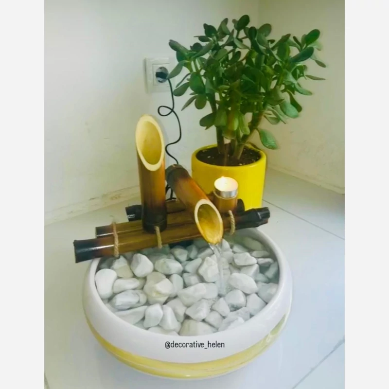 آبنما رومیزی دکوری بامبو مدل النا