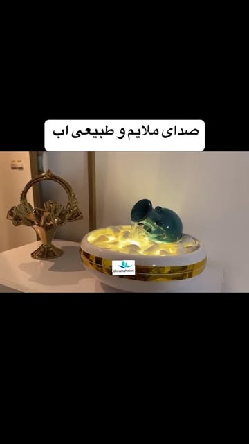 آب‌نما رومیزی دکوری مدل کوزه آبی