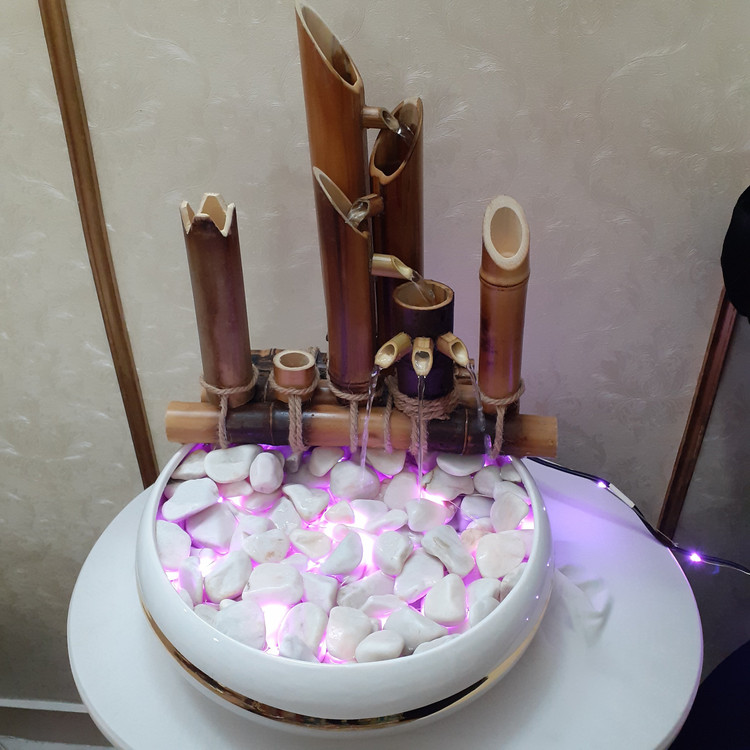 آبنما رومیزی دکوری بامبو مدل درنا