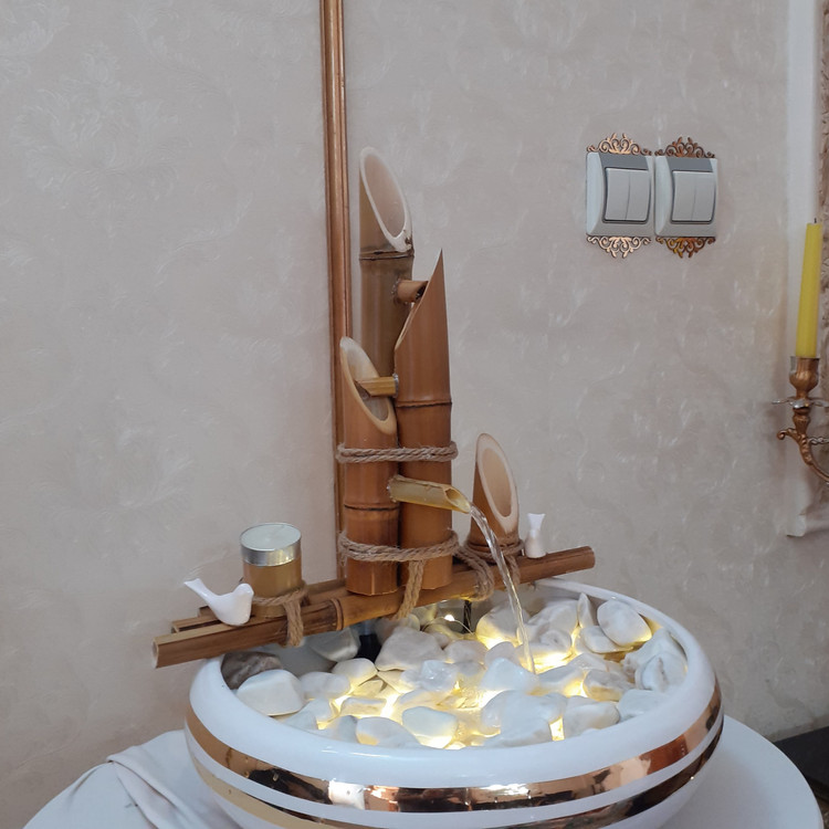 آبنما رومیزی دکوری بامبو مدل پارسا 2