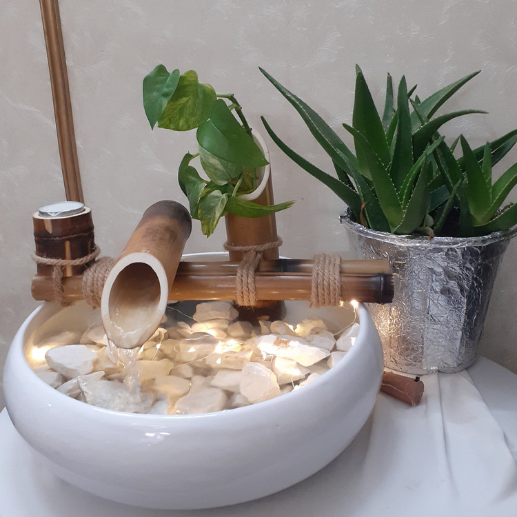 آبنما رومیزی دکوری بامبو مدل سهروردی